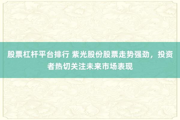 股票杠杆平台排行 紫光股份股票走势强劲，投资者热切关注未来市场表现
