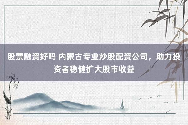 股票融资好吗 内蒙古专业炒股配资公司，助力投资者稳健扩大股市收益