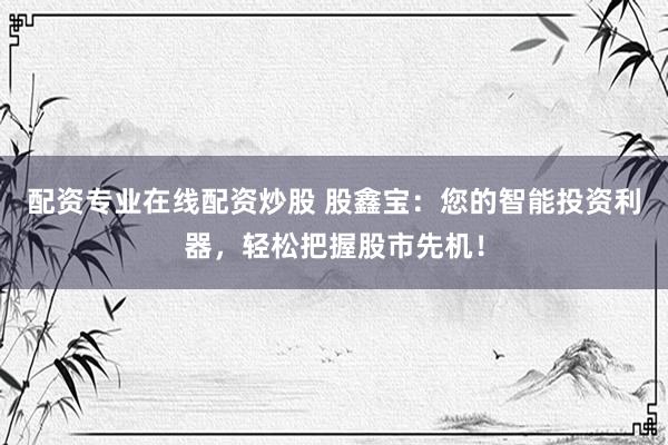 配资专业在线配资炒股 股鑫宝：您的智能投资利器，轻松把握股市先机！